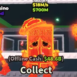 Naughty Naughty LAVA (Секретный персонаж) — Roblox, лот №237765
