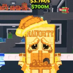 Naugthy Naugthy GOLD Very (Секретный персонаж) — Roblox, лот №237777