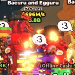 NO TACO CRAB [Cursed] Bacuru and Egguru 696M 5 Good Trait #… — Roblox, лот №237797