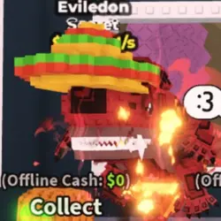 NO TACO Eviledon 456.7M s Fire, Sombrero, Jackolantern Pet … — Roblox, лот №237815