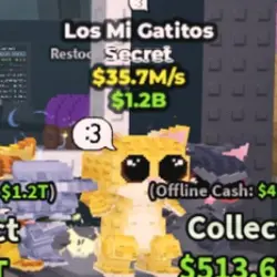 NO TACO Los Mi Gatitos 35.7M s :3 #BP1 (Секретный персонаж) — Roblox, лот №237820