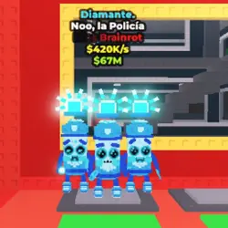 Noo La Polizia Diamond (Brainrot God персонаж) — Roblox, лот №237833
