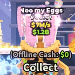 NOO MY EGGS 7M S #C5MB8D (Секретный персонаж) — Roblox, лот №237801