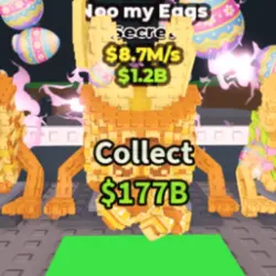Noo my eggs, with Gold mutation (Секретный персонаж) — Roblox, лот №237839
