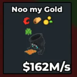 Noo My Gold 162 M s LUCKY TRAIT (Секретный персонаж) — Roblox, лот №237869