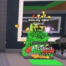 Noo my Gold 168.7 M s - Quick and LUCKY TRAIT (Секретный пе… — Roblox, лот №237870