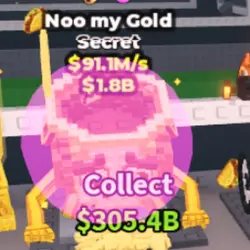 Noo My Gold Gold 91.1M - Secret VERY INVT4 MT (Секретный пе… — Roblox, лот №237883
