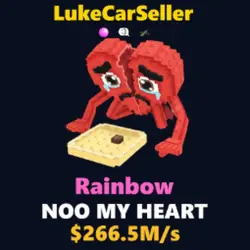Noo my Heart 266.5M s Secret Rainbow (Секретный персонаж) — Roblox, лот №237874