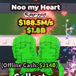 Noo My Heart Rainbow 188.5M s (Секретный персонаж) — Roblox, лот №237891