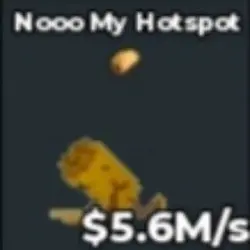 Noo My Hotspot Gold $5.6M s (Секретный персонаж) — Roblox, лот №237901