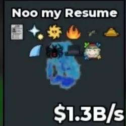 Noo my Resume 1.3B s ( Diamond ) 10 Traits (Секретный персо… — Roblox, лот №237923