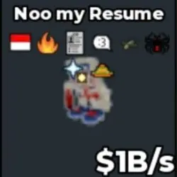 NOO MY Resume 1B S Super Clean Trait Fariz (Секретный персо… — Roblox, лот №237925