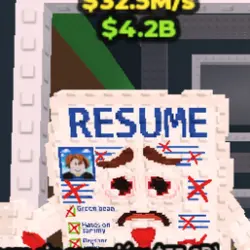 Noo my Resume 32,5M s (Секретный персонаж) — Roblox, лот №237926