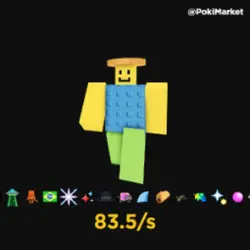 Noobini Pizzanini - 83.5 s (Обычный персонаж) — Roblox, лот №237940