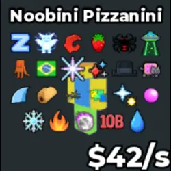 Noobini Pizzanini All Traits Trait 42 s (Обычный персонаж) — Roblox, лот №237948