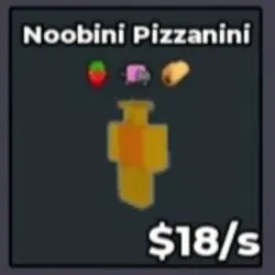 Noobini Pizzanini Strawberry Trait (Обычный персонаж) — Roblox, лот №237959