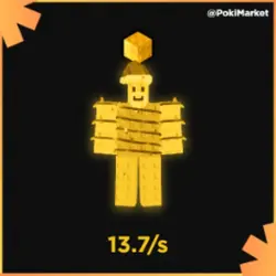 Noobini Santanini - Gold - 13.7 s (Обычный персонаж) — Roblox, лот №237970