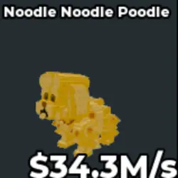 Noodle Noodle Poodle - 336 (Секретный персонаж) — Roblox, лот №237983