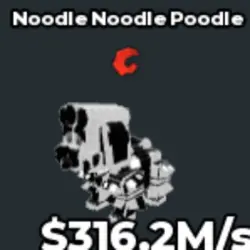 Noodle Noodle Poodle - 339 (Секретный персонаж) — Roblox, лот №237984
