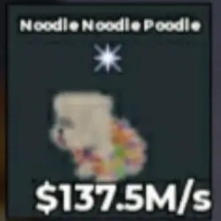 Noodle Noodle Poodle 137.5M s (Секретный персонаж) — Roblox, лот №237987