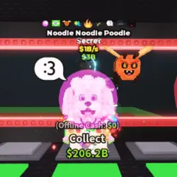 Noodle Noodle Poodle 1B s (Секретный персонаж) — Roblox, лот №237989