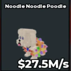 Noodle Noodle Poodle 381 (Секретный персонаж) — Roblox, лот №237994