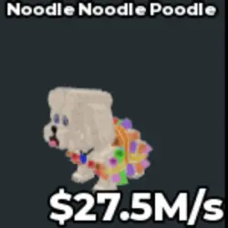 Noodle Noodle Poodle 457 (Секретный персонаж) — Roblox, лот №238001