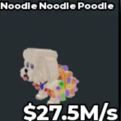 Noodle Noodle Poodle 458 (Секретный персонаж) — Roblox, лот №238002