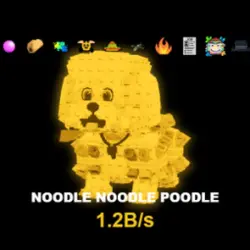 Noodle Noodle Poodle Gold 1.2B s Exclusive - Ultra Rare (Се… — Roblox, лот №238018