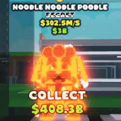 Noodle Noodle Poodle LAVA - 302.5M S (Секретный персонаж) — Roblox, лот №238020