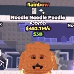 Noodle Noodle Poodle RAINBOW (Секретный персонаж) — Roblox, лот №238023