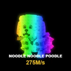 Noodle Noodle Poodle Rainbow 275M s Exclusive - Ultra Rare … — Roblox, лот №238024