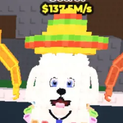 Noodle Poodle 137M Sombrero Trait (Секретный персонаж) — Roblox, лот №238027