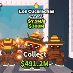 NORMAL los cucarachas $7.5M s RARE (Секретный персонаж) — Roblox, лот №238078