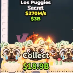 NORMAL los puggies $270M s RARE (Секретный персонаж) — Roblox, лот №238081
