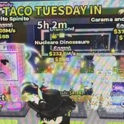 Nuclearo dinosauro 232.5m s diamond with fire Brazilian and… — Roblox, лот №238099