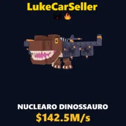 Nuclearo Dinossauro 142.5M s Secret (Секретный персонаж) — Roblox, лот №238107