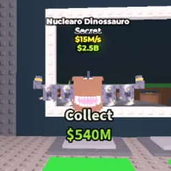 Nuclearo Dinossauro 15 M s (Секретный персонаж) — Roblox, лот №238111