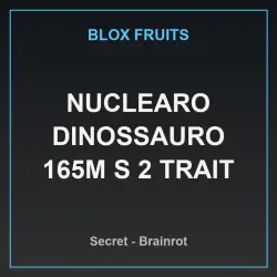 Nuclearo Dinossauro 165M S 2 Trait (Секретный персонаж) — Roblox, лот №238134