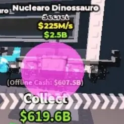 Nuclearo Dinossauro 225 M S Phantom (Секретный персонаж) — Roblox, лот №238155