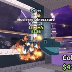 Nuclearo Dinossauro 300M s CYBER (Секретный персонаж) — Roblox, лот №238184