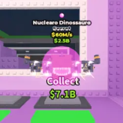 Nuclearo Dinossauro 60 M s (1 TRAIT) (Секретный персонаж) — Roblox, лот №238193
