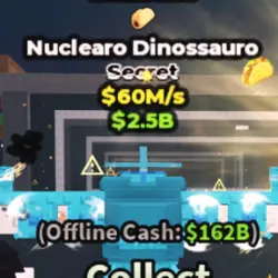 Nuclearo Dinossauro Diamond 60 M s (Секретный персонаж) — Roblox, лот №238220