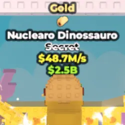 Nuclearo Dinossauro Gold 48.7 (Секретный персонаж) — Roblox, лот №238231