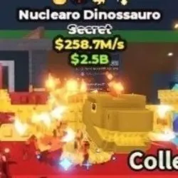 Nuclearo Dinossauro Gold Fire + Starfall Secret 258.7M s 90… — Roblox, лот №238233