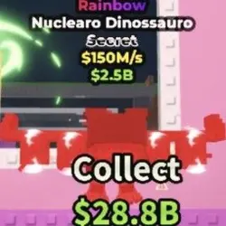 Nuclearo Dinossauro RAINBOW 150M s (Секретный персонаж) — Roblox, лот №238241