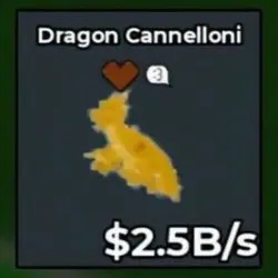 NX12# Gold Dragon Cannelloni 2.5B s Chocolate Trait (Секрет… — Roblox, лот №238255
