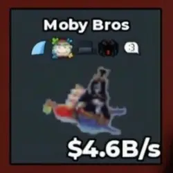 NX6# Moby Bros 4.6B s (Секретный персонаж) — Roblox, лот №238259