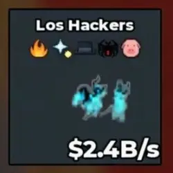 NX8# Cyber Los Hackers 2.4B s John Pork (OG) Trait (Секретн… — Roblox, лот №238261