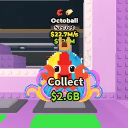 Octoball 22.7 M s (2 TRAITS) (Секретный персонаж) — Roblox, лот №238139
